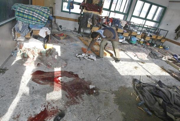 Beit Lahia UN school - white phosphorus 19